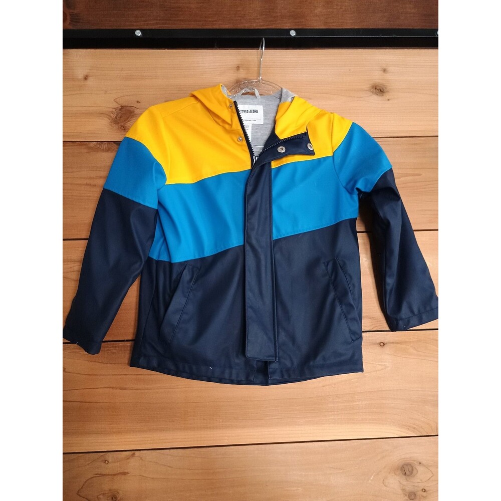 Amazon Essentials Spotted Zebra Rain Coat Boys Small 6-7